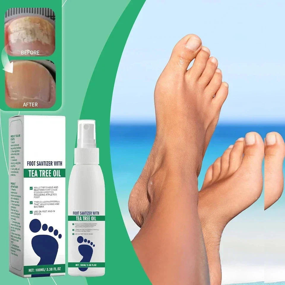 2pcs Ximonth Foot Sanitizer Spray with Tea Tree Oil, Tea Tree Oil Feet Spray,